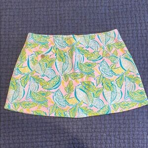 Lilly Pulitzer Citrus Pink, Blue and Green Skort